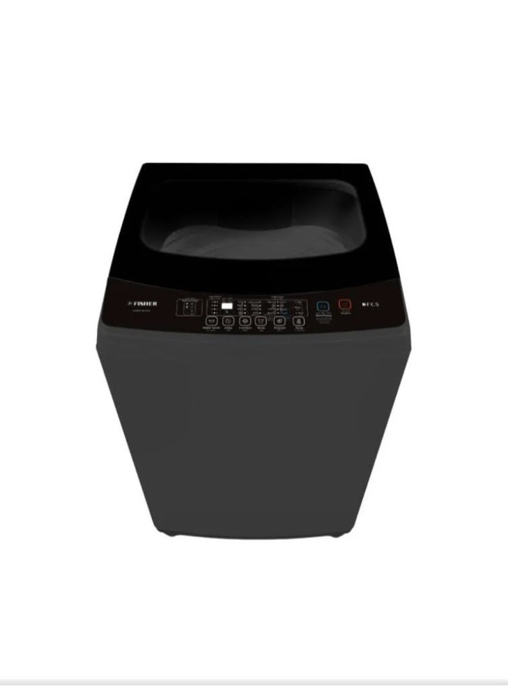 FISHER Top Load Fully Automatic Washing Machine 15 Kg Inverter – Digital Display – Soft Close Lid – Silver – FAWMT-M150GIDD - Image 2